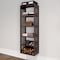 John Louis Home Solid Wood 16in. Deep Storage Tower with Shelves Espresso JLH-300-E - alternate 1